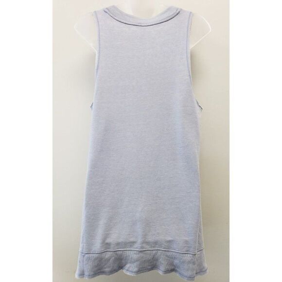 Free‎ People Oversized Tank Top Women's XS Blue Wide-Armholes Relaxed-Fit NEW - Picture 11 of 11